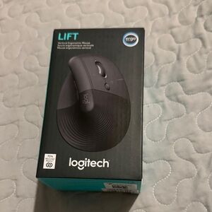 Logitech Lift Vertical Mouse - Black sealed brand new!